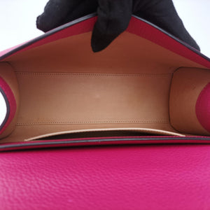 Pre-owned Moynat Legenne PM Rose leather shoulderbag | stylenewstar