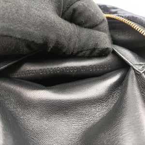 Secondhand Balenciaga Souvenir XS Black Jacquard Velvet bum bag/waist bag | stylenewstar
