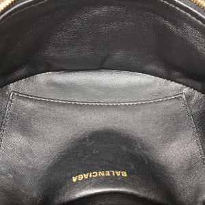 Secondhand Balenciaga Souvenir XS Black Jacquard Velvet bum bag/waist bag | stylenewstar