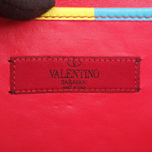 Pre-owned Valentino Rockstud Va Va Voom Multicolour Leather shoulderbag | stylenewstar