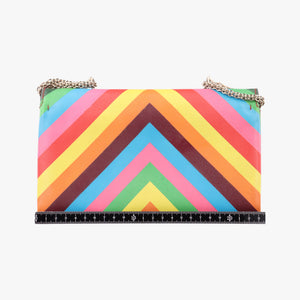 Pre-owned Valentino Rockstud Va Va Voom Multicolour Leather shoulderbag | stylenewstar