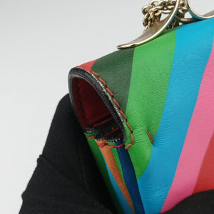 Pre-owned Valentino Rockstud Va Va Voom Multicolour Leather shoulderbag | stylenewstar