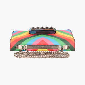 Pre-owned Valentino Rockstud Va Va Voom Multicolour Leather shoulderbag | stylenewstar
