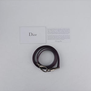 Pre-owned Christian Dior Lady Dior Purple×Orange×Brown Lambskin shoulderbag | stylenewstar