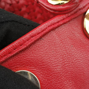 Pre-owned Christian Dior Soft Lady Dior Red lambskin handbag | stylenewstar