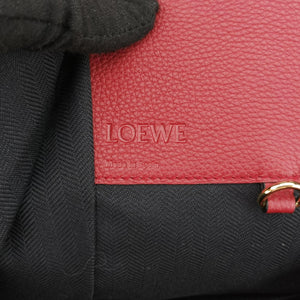 Pre-owned Loewe Hammock Burgundy Leather shoulderbag | stylenewstar