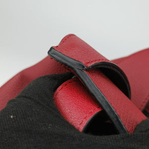 Pre-owned Loewe Hammock Burgundy Leather shoulderbag | stylenewstar