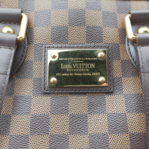 Pre-owned Louis Vuitton HAMPSTEAD PM EBENE Damier Canvas N51205 shoulderbag | stylenewstar