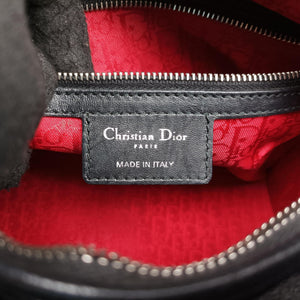 Secondhand Christian Dior Lady Dior Black lambskin shoulderbag | stylenewstar