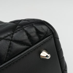 Secondhand Christian Dior Lady Dior Black lambskin shoulderbag | stylenewstar