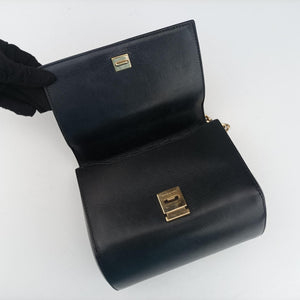 Pre-owned Givenchy Pandora Box Black Leather shoulderbag | stylenewstar