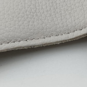 Pre-owned Christian Dior Saddle White Jacquard × Leather shoulderbag | stylenewstar