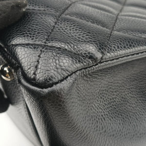 Pre-owned Chanel Matelasse Cocomark GST Black Caviar Leather A66865 shoulderbag | stylenewstar