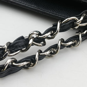 Pre-owned Chanel Matelasse Cocomark GST Black Caviar Leather A66865 shoulderbag | stylenewstar