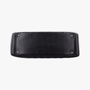 Pre-owned Chanel Matelasse Cocomark GST Black Caviar Leather A66865 shoulderbag | stylenewstar