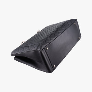 Pre-owned Chanel Matelasse Cocomark GST Black Caviar Leather A66865 shoulderbag | stylenewstar
