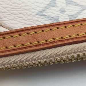 Pre-owned Louis Vuitton Pochette Mira MM Pouch white Monogram Multicolor M60096 handbag | stylenewstar