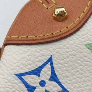 Pre-owned Louis Vuitton Pochette Mira MM Pouch white Monogram Multicolor M60096 handbag | stylenewstar