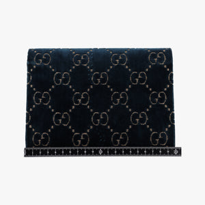 Pre-owned Gucci Dionysus Blue velour 401231 shoulderbag | stylenewstar