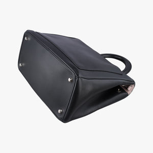 Pre-owned Christian Dior Be Dior Black Leather handbag | stylenewstar