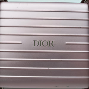 Vintage Christian Dior Rimowa Collaboration Pink×red Aluminum×Leather shoulderbag | stylenewstar
