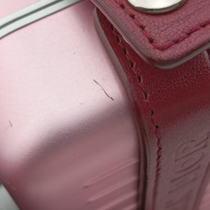 Vintage Christian Dior Rimowa Collaboration Pink×red Aluminum×Leather shoulderbag | stylenewstar