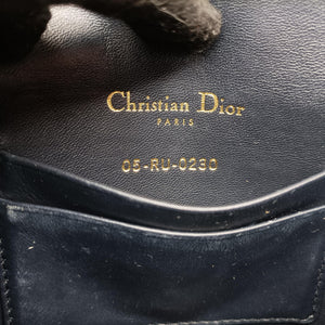 Pre-owned Christian Dior Saddle Gray×Navy×Black Jacquard bum bag/waist bag | stylenewstar