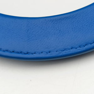 Pre-owned Christian Dior Lady Dior Blue lambskin shoulderbag | stylenewstar
