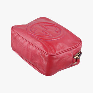 Vintage Gucci Soho Rose Patent Leather 308364 shoulderbag | stylenewstar