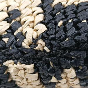 Pre-owned Fendi BAGUETTE Multicolour straw 8BR600 shoulderbag | stylenewstar