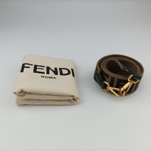 Pre-owned Fendi BAGUETTE Multicolour straw 8BR600 shoulderbag | stylenewstar