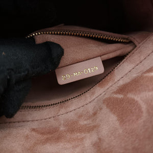 Pre-owned Christian Dior Lady Dior Pink Cannage Satin shoulderbag | stylenewstar