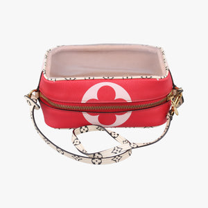 Pre-owned Louis Vuitton Beach Pouch ROUGE Monogram Giant M67601 shoulderbag | stylenewstar