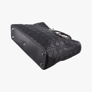 Pre-owned Christian Dior Lady Dior Black lambskin handbag | stylenewstar