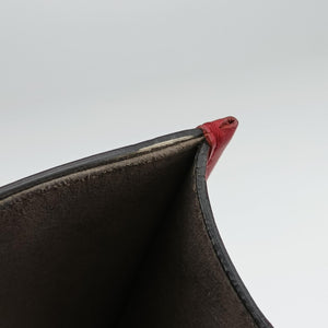 Pre-owned Fendi Kan I F Red Leather 8BT284 shoulderbag | stylenewstar