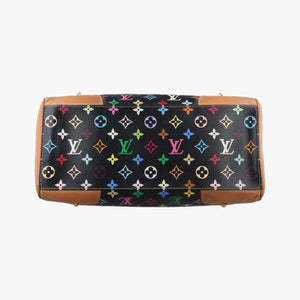 Pre-owned Louis Vuitton CLAUDIA Noir Monogram Multicolor M40194 handbag | stylenewstar
