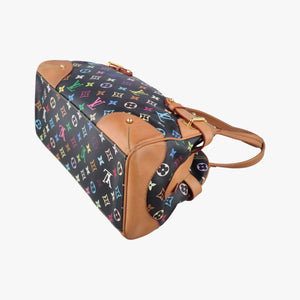 Pre-owned Louis Vuitton CLAUDIA Noir Monogram Multicolor M40194 handbag | stylenewstar