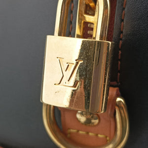 Pre-owned Louis Vuitton Time Trunk Speedy Bandouliere 25 Damier Ebene × Rouge Transformed Damier Canvas M52249 shoulderbag | stylenewstar