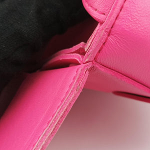 Pre-owned Bottega Veneta candy cassette Pink lambskin shoulderbag | stylenewstar
