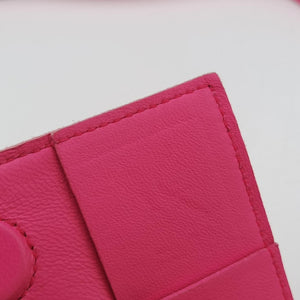 Pre-owned Bottega Veneta candy cassette Pink lambskin shoulderbag | stylenewstar