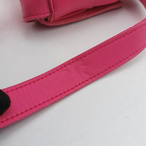 Pre-owned Bottega Veneta candy cassette Pink lambskin shoulderbag | stylenewstar