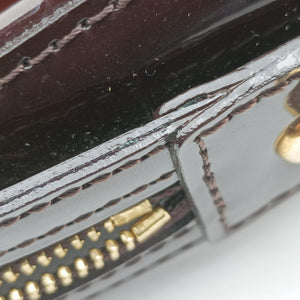 Pre-owned Louis Vuitton MELROSE AVENUE AMARANTE Vernis M93757 handbag | stylenewstar