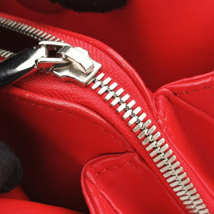 Pre-owned Christian Dior Lady Dior Cannage Soft Red Lambskin handbag | stylenewstar