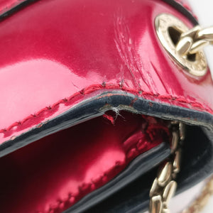 Pre-owned Bvlgari SERPENTI FOREVER Red Leather shoulderbag | stylenewstar