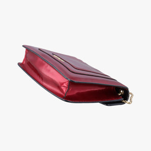 Pre-owned Bvlgari SERPENTI FOREVER Red Leather shoulderbag | stylenewstar