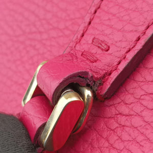 Pre-owned Gucci Swing Top Handle Rose Leather 377772 handbag | stylenewstar