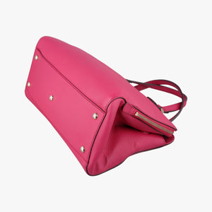 Pre-owned Gucci Swing Top Handle Rose Leather 377772 handbag | stylenewstar