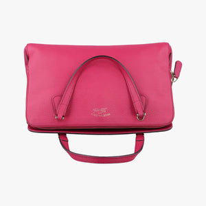 Pre-owned Gucci Swing Top Handle Rose Leather 377772 handbag | stylenewstar