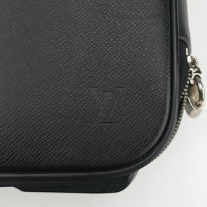 Pre-owned Louis Vuitton Pegase 45 ARDOISE Taiga Leather M23302 suitcase | stylenewstar
