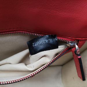 Pre-owned Valentino Rockstud Glam Lock Red Leather shoulderbag | stylenewstar